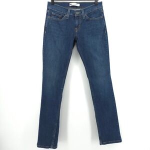 Levi's Womens Jeans 524 Too Superlow 5M Dark Wash Slim Straight Denim